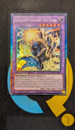 MZMU-EN029 Elemental HERO Thunder Giant - Voltic Thunder Collector's Rare YuGiOh - Image 1