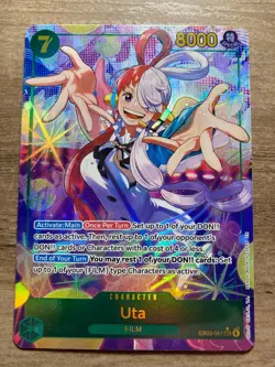 Uta (Alternate Art) EB03-061 Foil Extra Booster: One Piece Heroines NM - Image 1
