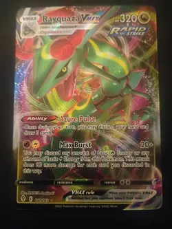 Pokemon Rayquaza VMAX Holo Card 111/203 Evolving Skies SWSH07 - Image 1