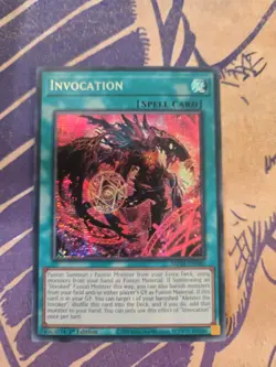 Yu-Gi-Oh MP24-EN060 Invocation Secret Rare Card Alternative Art - Image 1