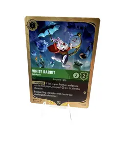 White Rabbit - Late Again - Disney Lorcana Promo Cards (DLPC) - Image 1