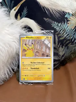 Pokemon TCG Promo Oversized Card - Pikachu At The Museum (sealed) - UK ⭐ - Image 1
