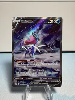 Pokemon Suicune V GG38/70 Crown Zenith Galarian Gallery Ultra Rare Holo Card - Image 1