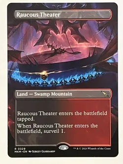 Raucous Theater (Borderless) Murders at Karlov Manor Non-Foil MTG NM - Image 1