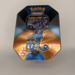 Pokemon TCG Lucario Forces Tin - New & Factory Sealed - 4 packs + Holo Promo - Image 1