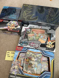 Pokemon Lot Mega Charizard X EX / Victini/ Phantasmal Flames / Prismatic Etc - Image 2