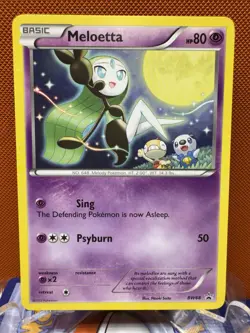 Pokemon MELOETTA BW68 Rare Black and White Promos - Light Play 1078 - Image 1