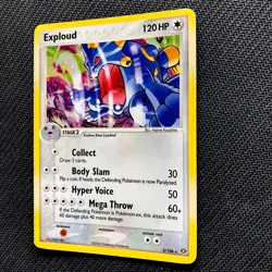 Pokemon TCG Exploud 3/106 — 2005 Rare Holo — Great Condition/Lightly Used - Image 2