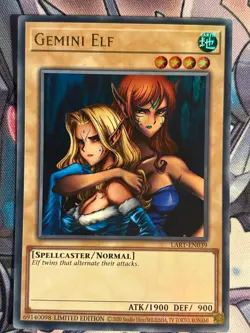 Gemini Elf LART-EN039 LIMITED EDITION YuGiOh Card - Image 1