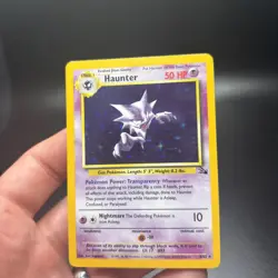 Pokemon Haunter Fossil Holo Rare Card 6/62 Unlimited 1999 English Near Mint NM - Image 4