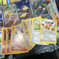 Pokemon Lot 500+ Cards And Items Vintage Mega Destined Prismatic Phantasmal Lot - Image 5