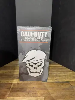 New Sealed Call of Duty Black Ops Free for All Card Game Mission - Image 1