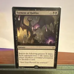 Magic: The Gathering Torment of Hailfire Sorcery Rare Excellent Condition - Image 1