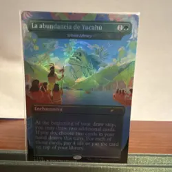 MTG Secret Lair Sylvan Library Enchantment Rare SLD Foil Holo Card - Image 1