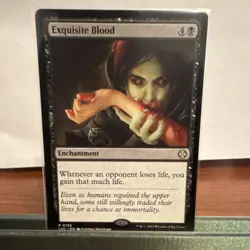 Magic: The Gathering Exquisite Blood Enchantment Rare Commander Ixalan Regular - Image 1