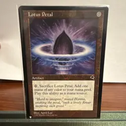 Magic: The Gathering Lotus Petal The List Reprints Artifact Common Regular 284 - Image 1