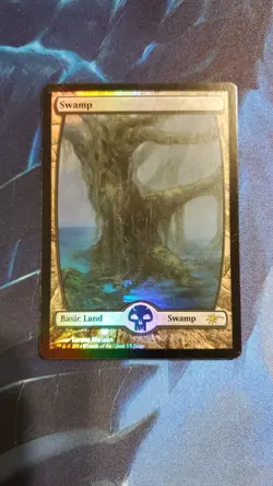 MTG - Judge Promos (JDG) - Swamp - Full Art Foil - Terese Nielsen Lightly Played - Image 1