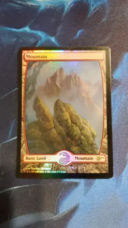 Mountain - Full Art (4) Judge Promos Foil MTG -Terese Nielsen - Image 1