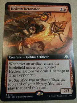 Hedron Detonator - (Extended Art) Commander: March of the Machine Regular - Mtg - Image 1