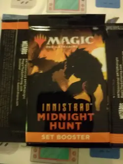 Lot of 3 Magic: The Gathering Innistrad: Midnight Hunt Set Booster Packs - Image 4