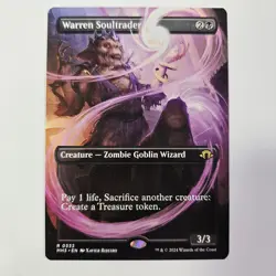 Warren Soultrader Borderless Modern Horizons 3 MH3 MTG Sacrifice - Image 1