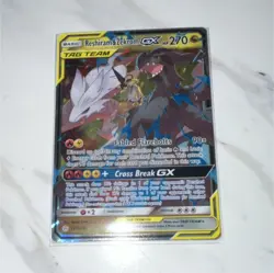 Pokemon Reshiram & Zekrom GX 157/236 Cosmic Eclipse Tag Team Ultra Rare 270 HP - Image 1