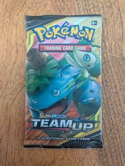 Pokemon Pack Team Up Sun & Moon Booster Pack Venusuar & Celebi Factory Sealed - Image 2
