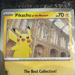Pokemon Pikachu At The Museum Jumbo Promo Card - Image 3