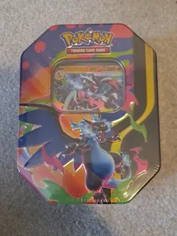 Mega Charizard Ex Tin - Mega Charizard X EX - Pokemon TCG Sealed - Image 1