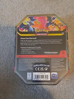 Mega Charizard Ex Tin - Mega Charizard X EX - Pokemon TCG Sealed - Image 4