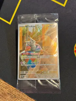 SEALED Pokemon Mimikyu SVP 075 - Holo Black Star Promo - Image 1