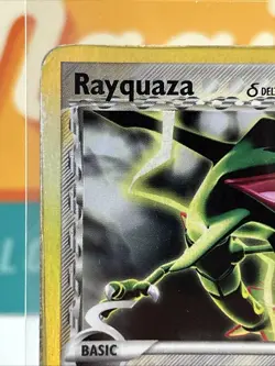 Rayquaza #13 Holo Rare ex Delta Species (DS) Pokemon TCG 2005 DMG - Image 4