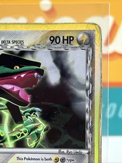 Rayquaza #13 Holo Rare ex Delta Species (DS) Pokemon TCG 2005 DMG - Image 5
