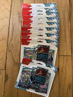 Pokemon Lot Of 10 Sealed Journey Together 3 Pack Blisters, 4 Yanmega, 6 Scrafty - Image 1