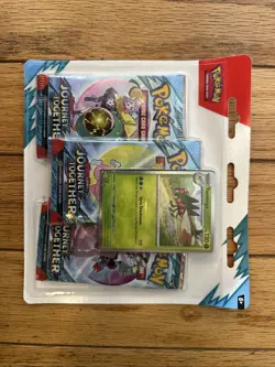 Pokemon Lot Of 10 Sealed Journey Together 3 Pack Blisters, 4 Yanmega, 6 Scrafty - Image 3