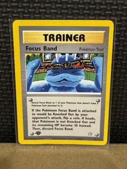 2000 Pokemon Neo Genesis - Focus Band - 1st Edition Ungraded 86/111 - Image 1