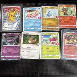 Pokemon KFC Limited Edition Set of 8 Indonesian Exclusive NM Pikachu Charizard - Image 1