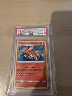 Pokemon Special Delivery Charizard Holo SWSH075 Pokemon Center Promo PSA 10 - Image 1