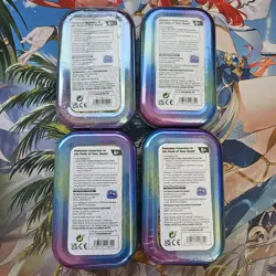 Prismatic Evolutions Mini Tin SET OF 4 LOT Factory Sealed Pokemon TCG Jolteon - Image 2