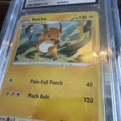 2023 Pokemon Raichu #9/34 CGC 10. Charizard & Ho Oh Deck Holo - Image 2