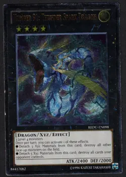 Yugioh Number 91: Thunder Spark Dragon REDU-EN098 Ultimate Rare Unlim - LP - Image 1