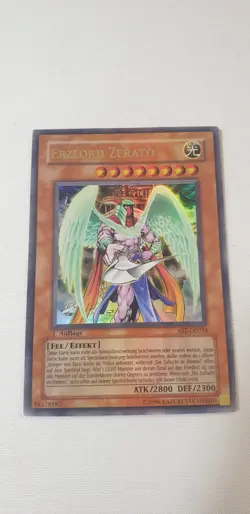 Yu-Gi-Oh Yugioh Erzlord Zerato AST DE034 Ultra Rare 1.Auflage ANCIENT SANCTUARY - Image 1