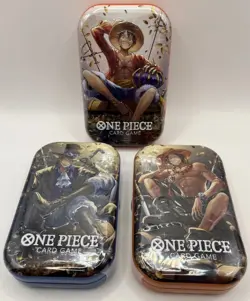 SEALED - One Piece Tin Set Vol.2 - 3 Tins OP13 - Image 1