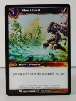Shockburst - Foil - Battle of the Aspects Treasure - World of Warcraft #31 -A - Image 1