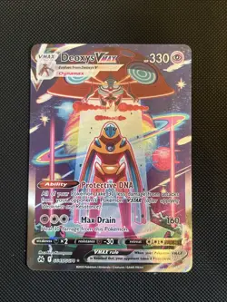 Pokemon Deoxys VMAX Crown Zenith Holo Ultra Rare TCG Card GG45/GG70 - Image 1