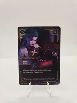 Jinx Champion Unit Card - League of Legends TCG 202/298 English - Image 1