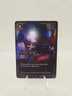 Jinx Champion Unit Card - League of Legends TCG 202/298 English - Image 2