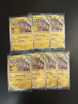 Pikachu At The Museum Oversized Promo Card | Sealed | X 7 - Image 1