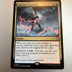 MTG - Galvanic Iteration - Outlaws of Thunder Junction - Rare 0227 OTC Regular - Image 1