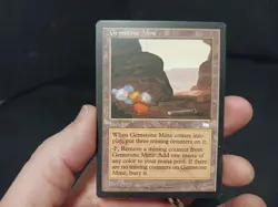 Magic The Gathering MTG Gemstone Mine Weatherlight LP Vintage Land - Image 1